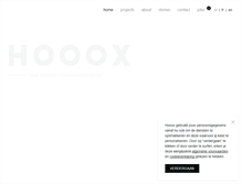 Tablet Screenshot of hooox.com